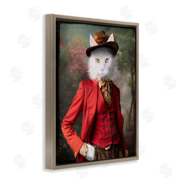Stupell Industries Karen Burke | Colonial Classic Cat Portrait