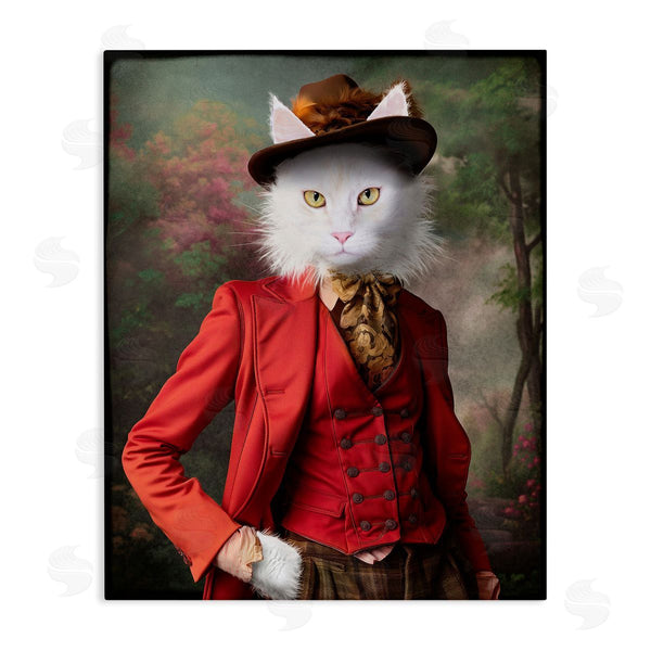 stupell industries Karen Burke | Colonial Classic Cat Portrait