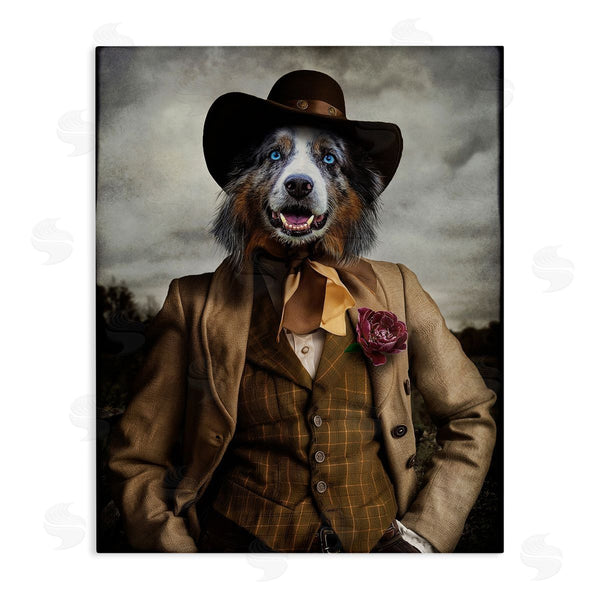 stupell industries Karen Burke | Colonial Fashion Dog