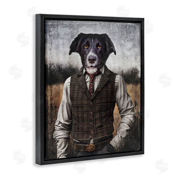 Stupell Industries Karen Burke | Dog In Colonial Clothes