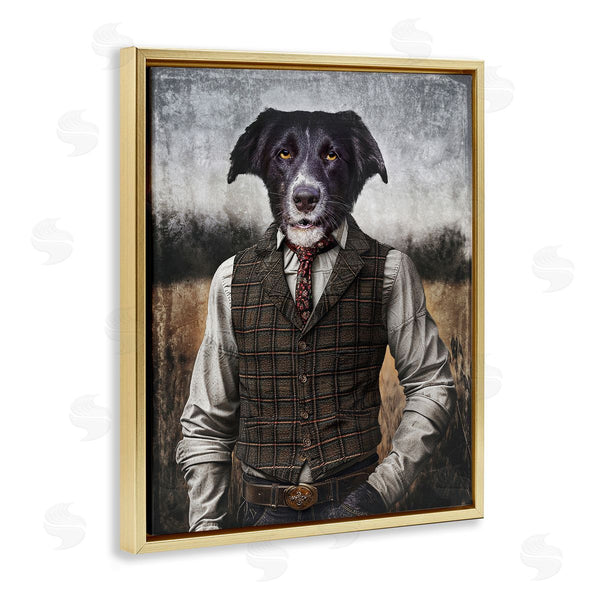 Stupell Industries Karen Burke | Dog In Colonial Clothes