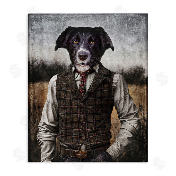 stupell industries Karen Burke | Dog in Colonial Clothes