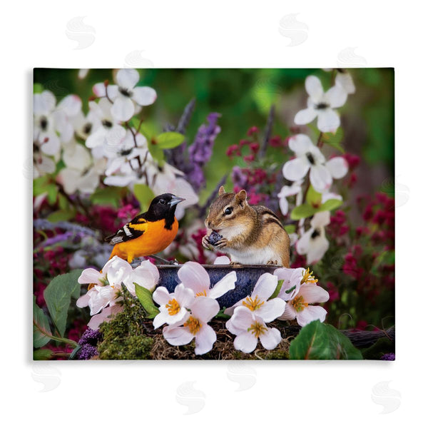 stupell industries Karen Burke | Squirrel & Bird in Nature Wall Art
