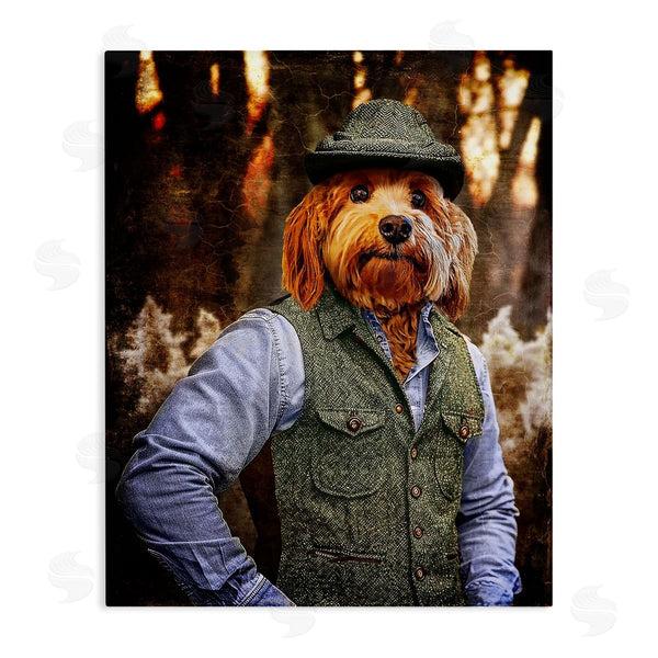 stupell industries Karen Burke | Terrier Dog Classic Clothing