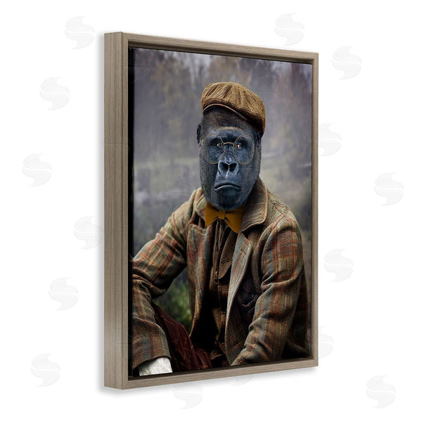 Stupell Industries Karen Burke | Vintage Gorilla Portrait