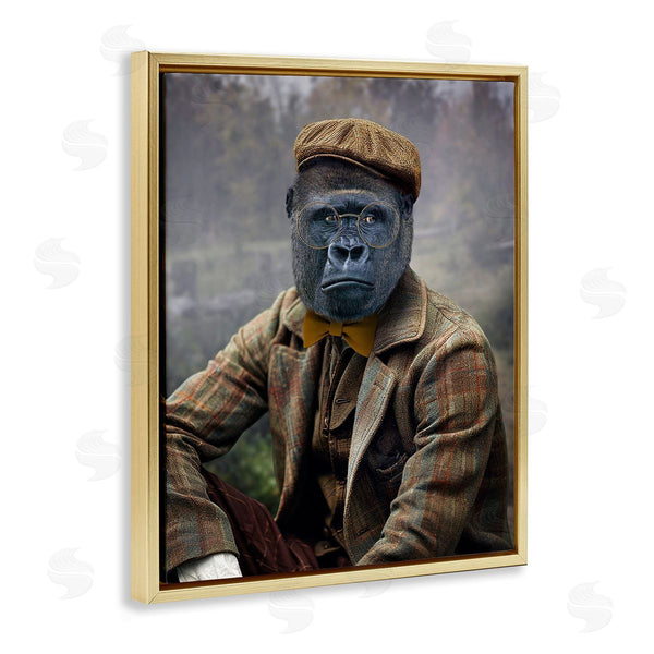 Stupell Industries Karen Burke | Vintage Gorilla Portrait