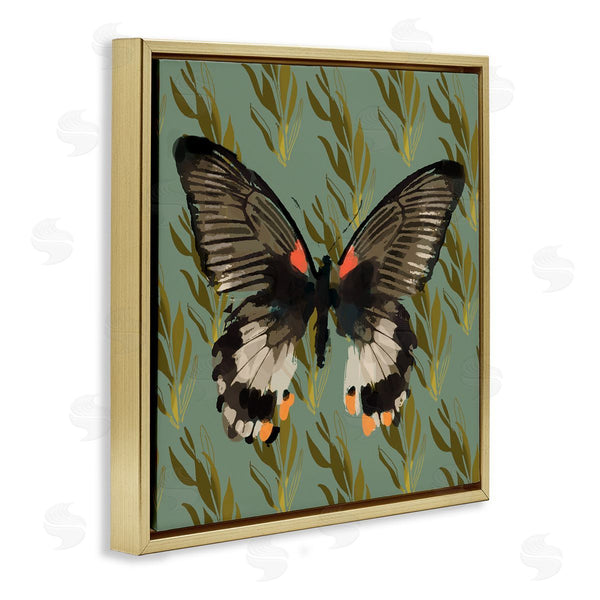 Stupell Industries Karen Dreyfus | Butterfly On Gold Pattern