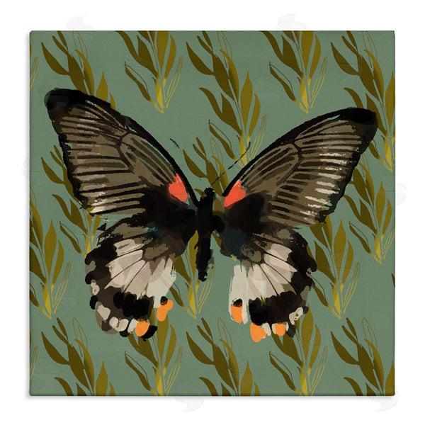 stupell industries Karen Dreyfus | Butterfly On Gold Pattern