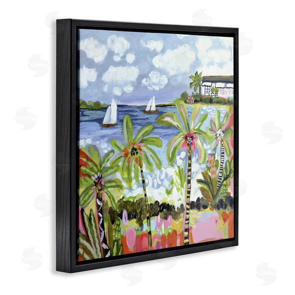 Stupell Industries Karen Fields | Palm Trees In Bright Sun