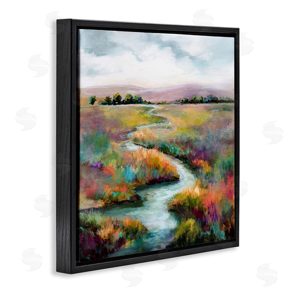 Stupell Industries Karen Hale | Vivid River Flowing Rural Vegetation Wall Art