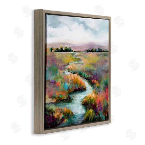 Stupell Industries Karen Hale | Vivid River Flowing Rural Vegetation Wall Art