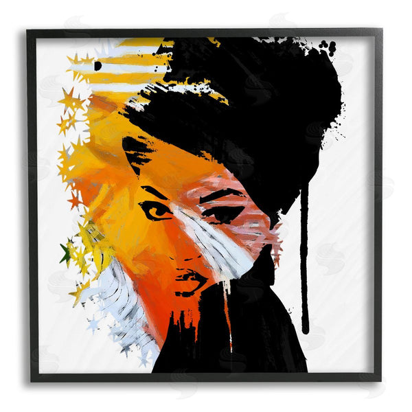 Stupell Industries Karen Smith | Abstract Woman & Stars