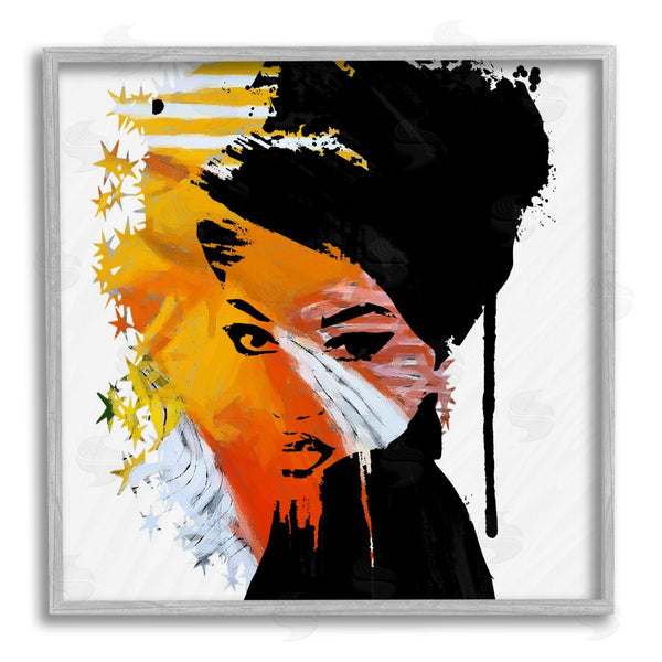 Stupell Industries Karen Smith | Abstract Woman & Stars