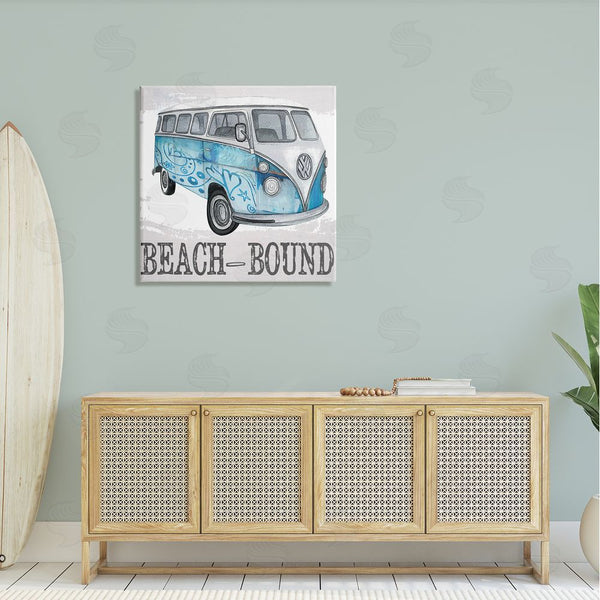 Stupell Industries Karen Smith | Beach Bound Summer Vacation Van Wall Art
