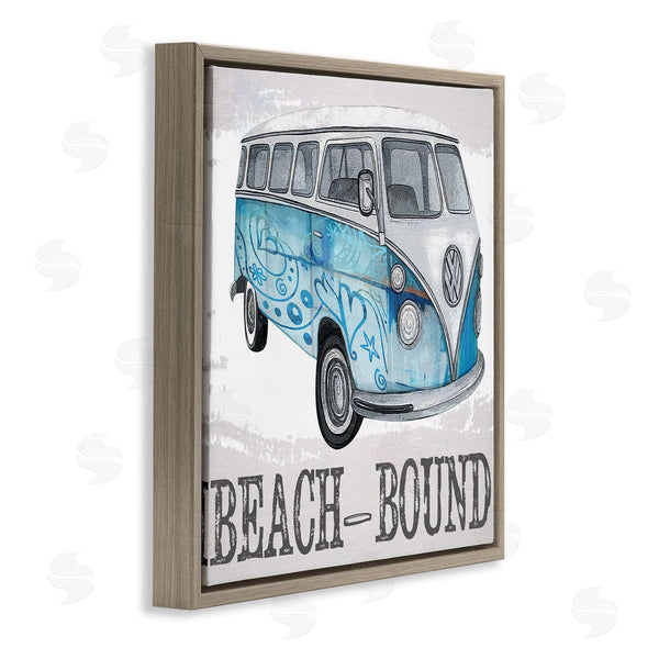 Stupell Industries Karen Smith | Beach Bound Summer Vacation Van Wall Art