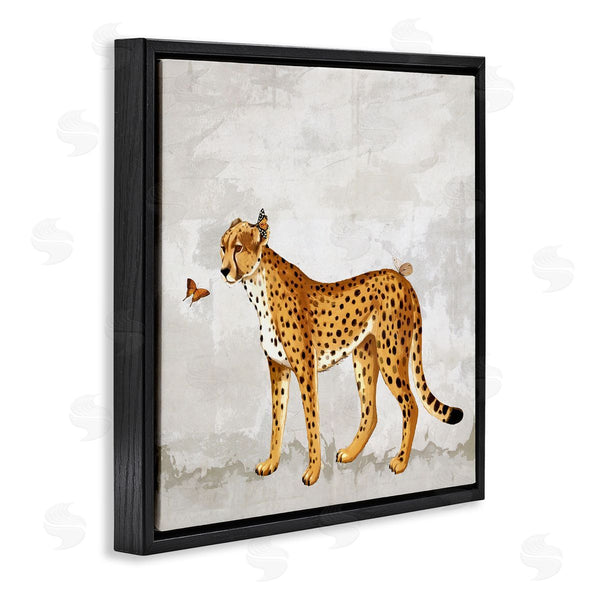 Stupell Industries Karen Smith | Beast & Butterfly Leopard Wildlife Wall Art
