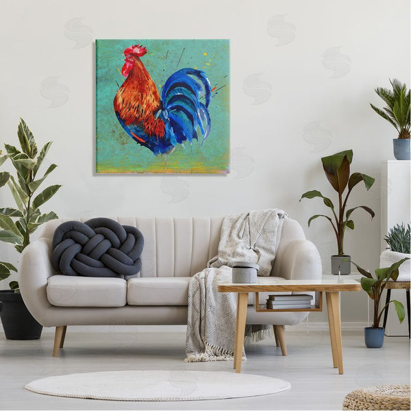 Stupell Industries Karen Smith | Bold Farmhouse Country Rooster Wall Art