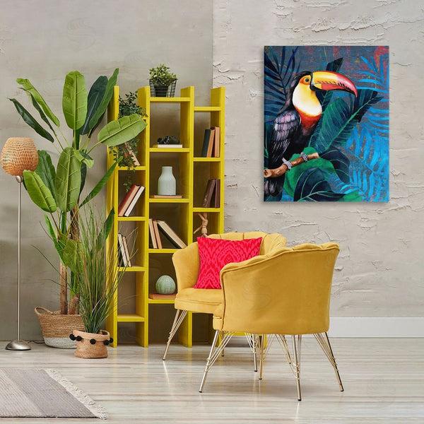 Stupell Industries Karen Smith | Bright Toucan Among Leaves Wall Art