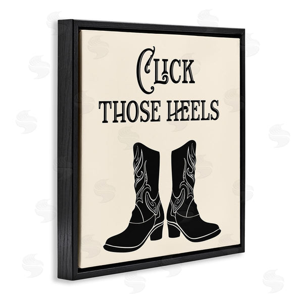 Stupell Industries Karen Smith | Click Those Heels Cowgirl Wall Art