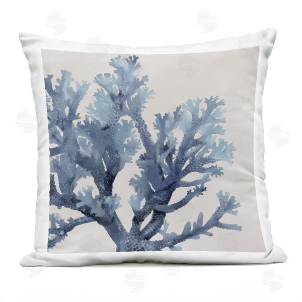 Stupell Industries Karen Smith | Coral Branch With Circular Patterns Printed Throw Pillow