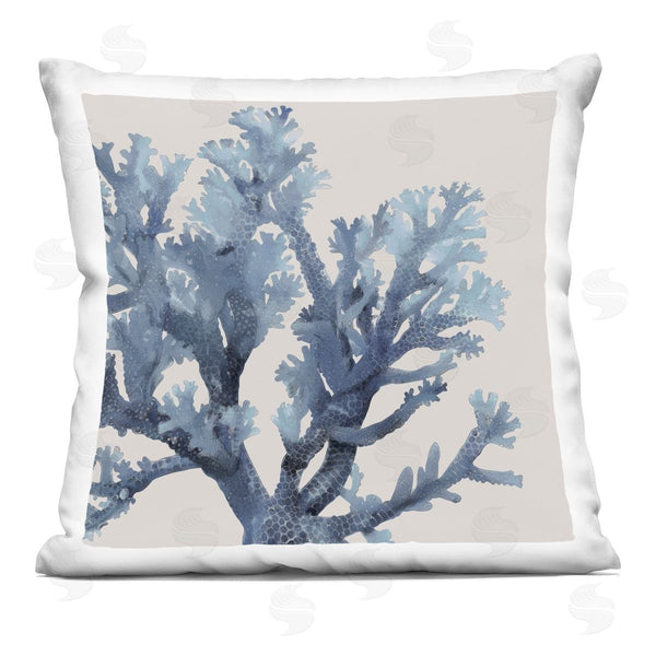 stupell industries Karen Smith | Coral Branch with Circular Patterns Printed Throw Pillow