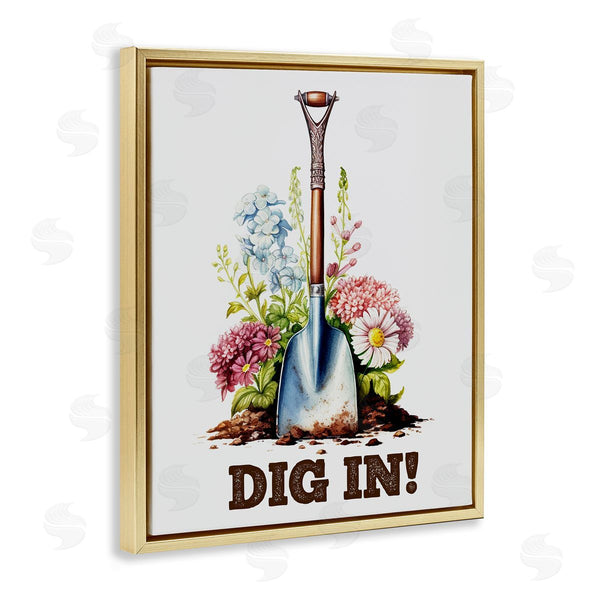 Stupell Industries Karen Smith | Dig In Gardening Phrase