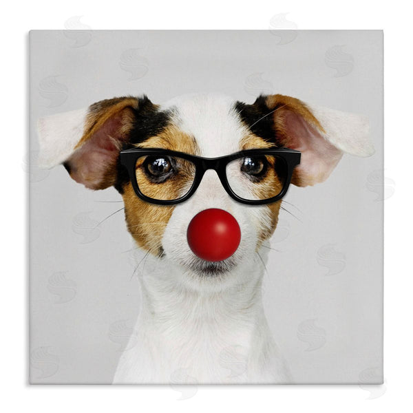 stupell industries Karen Smith | Dog with Funny Disguise Wall Art