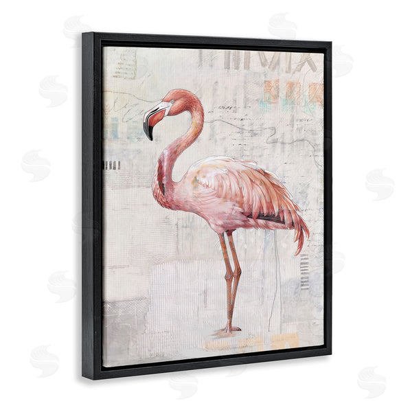 Stupell Industries Karen Smith | Flamingo Collage Portrait