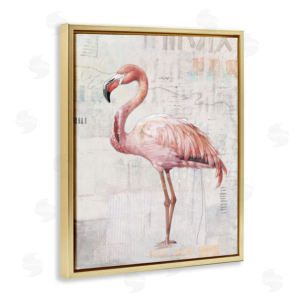 Stupell Industries Karen Smith | Flamingo Collage Portrait
