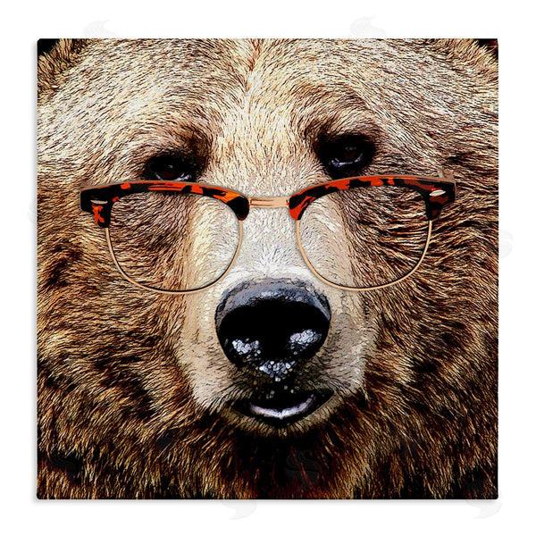 stupell industries Karen Smith | Grizzly Bear with Glasses
