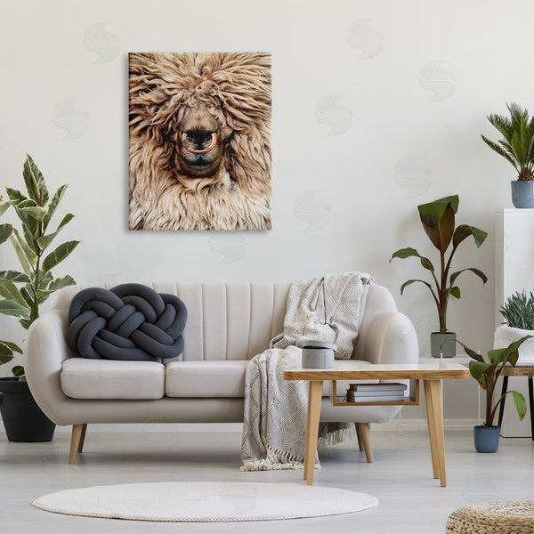 Stupell Industries Karen Smith | Long Haired Sheep Portrait Wall Art