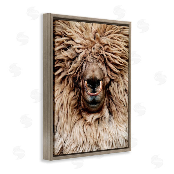 Stupell Industries Karen Smith | Long Haired Sheep Portrait Wall Art