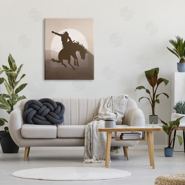 Stupell Industries Karen Smith | Modern Cowboy Silhouette Wall Art