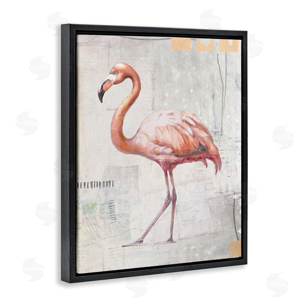 Stupell Industries Karen Smith | Modern Flamingo Collage