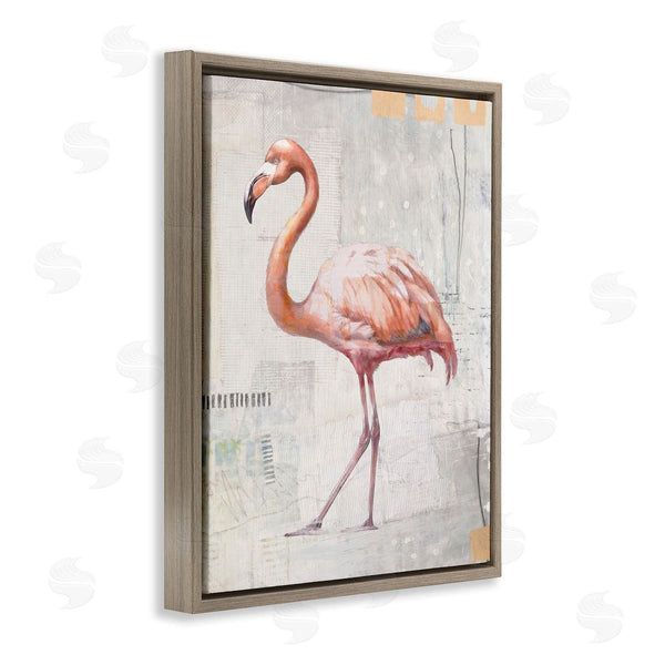 Stupell Industries Karen Smith | Modern Flamingo Collage