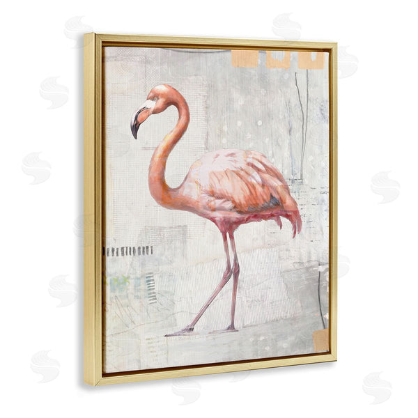 Stupell Industries Karen Smith | Modern Flamingo Collage