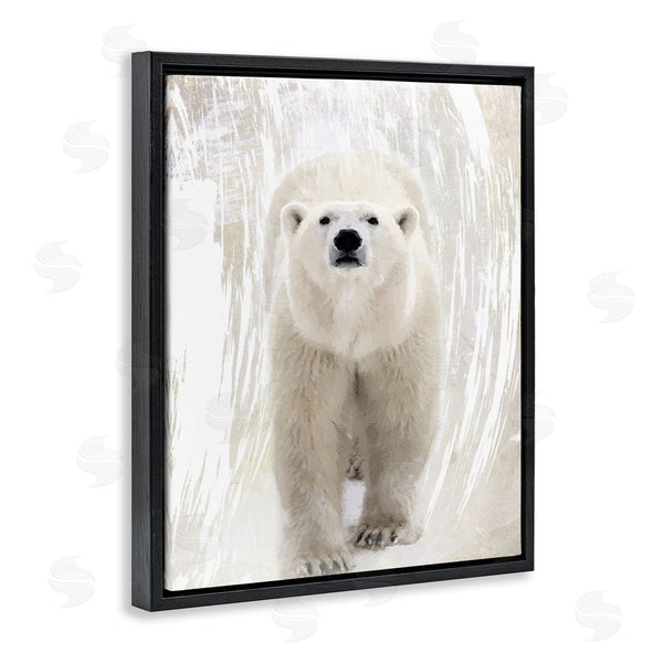 Stupell Industries Karen Smith | Modern Polar Bear Portrait Wall Art