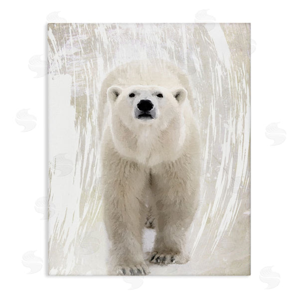 stupell industries Karen Smith | Modern Polar Bear Portrait Wall Art