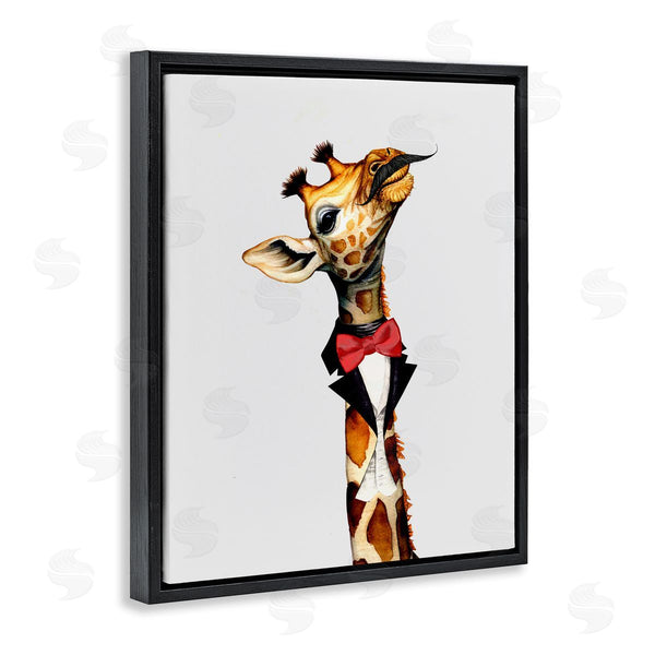 Stupell Industries Karen Smith | Mustache Giraffe With Bowtie