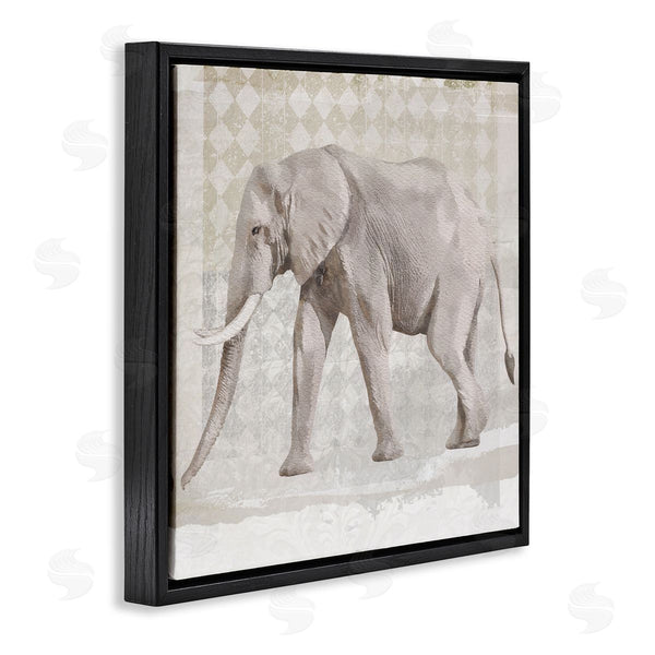 Stupell Industries Karen Smith | Muted Geometric Elephant Pattern Wall Art