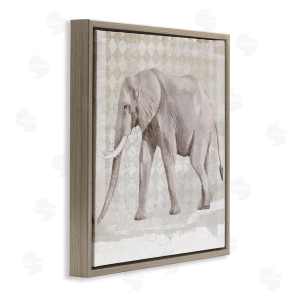 Stupell Industries Karen Smith | Muted Geometric Elephant Pattern Wall Art