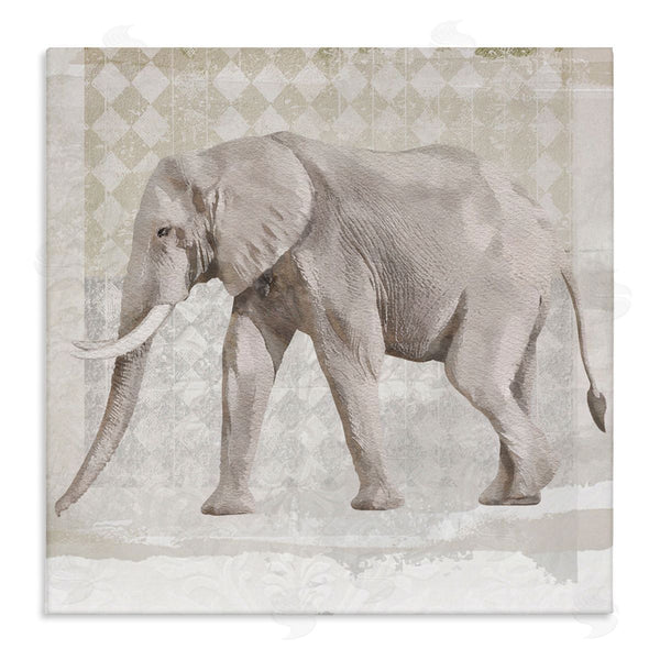 stupell industries Karen Smith | Muted Geometric Elephant Pattern Wall Art