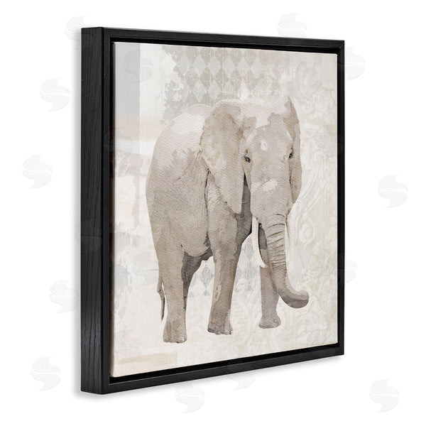 Stupell Industries Karen Smith | Patterned Elephant Vintage Collage Wall Art