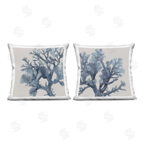 stupell industries Karen Smith | Peeking Detailed Coral Branches Printed Throw Pillow Set