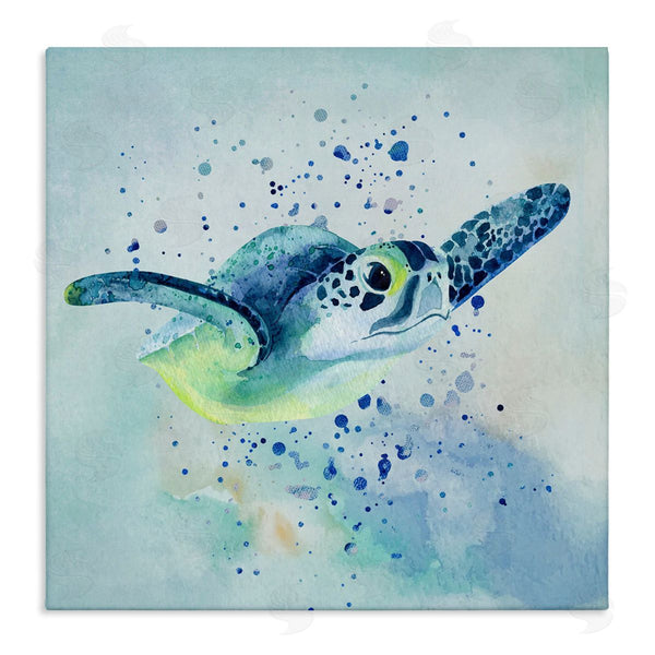 stupell industries Karen Smith | Sea Turtle Underwater Bubbles Splash Wall Art
