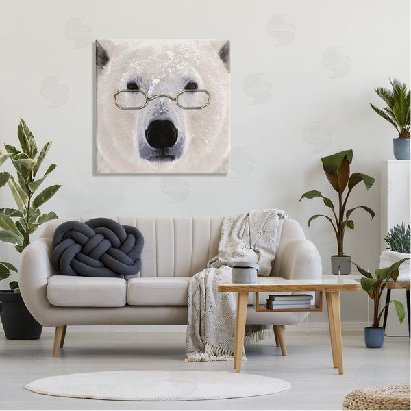 Stupell Industries Karen Smith | Snowy Polar Bear Glasses Wall Art