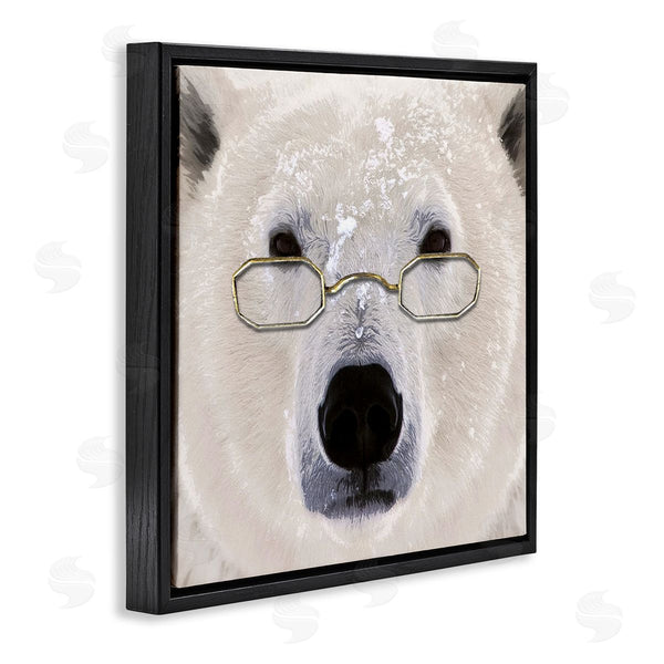 Stupell Industries Karen Smith | Snowy Polar Bear Glasses Wall Art