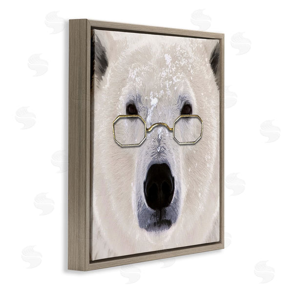 Stupell Industries Karen Smith | Snowy Polar Bear Glasses Wall Art