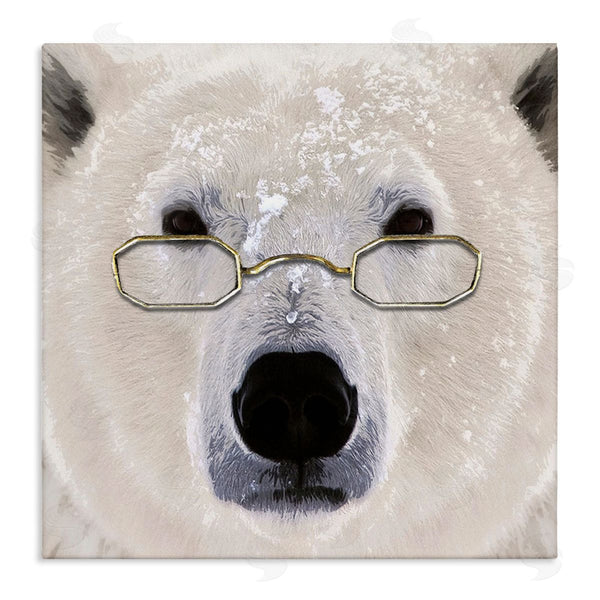 stupell industries Karen Smith | Snowy Polar Bear Glasses Wall Art