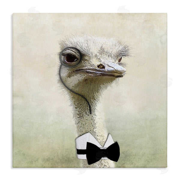 stupell industries Karen Smith | Stoic Ostrich Bowtie & Monocle Wall Art